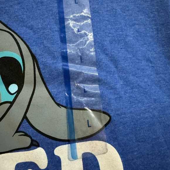 Lilo & Stitch Short Sleeve Blue Tshirt Medium Disney New With Tags Woman’s Top - Picture 4 of 7